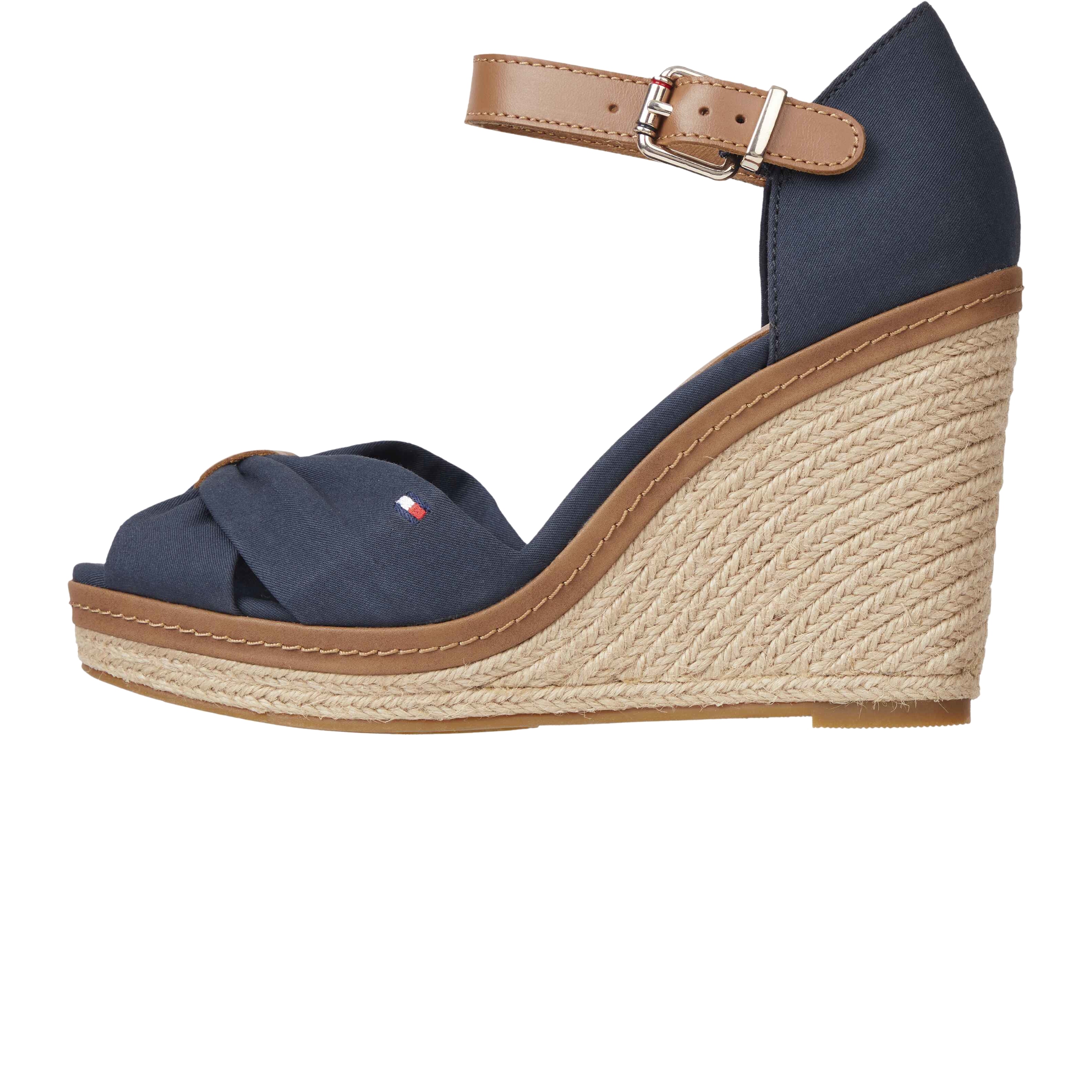 SANDALIA DE CUÑA ESTILO ALPARGATA MUJER HILFIGER