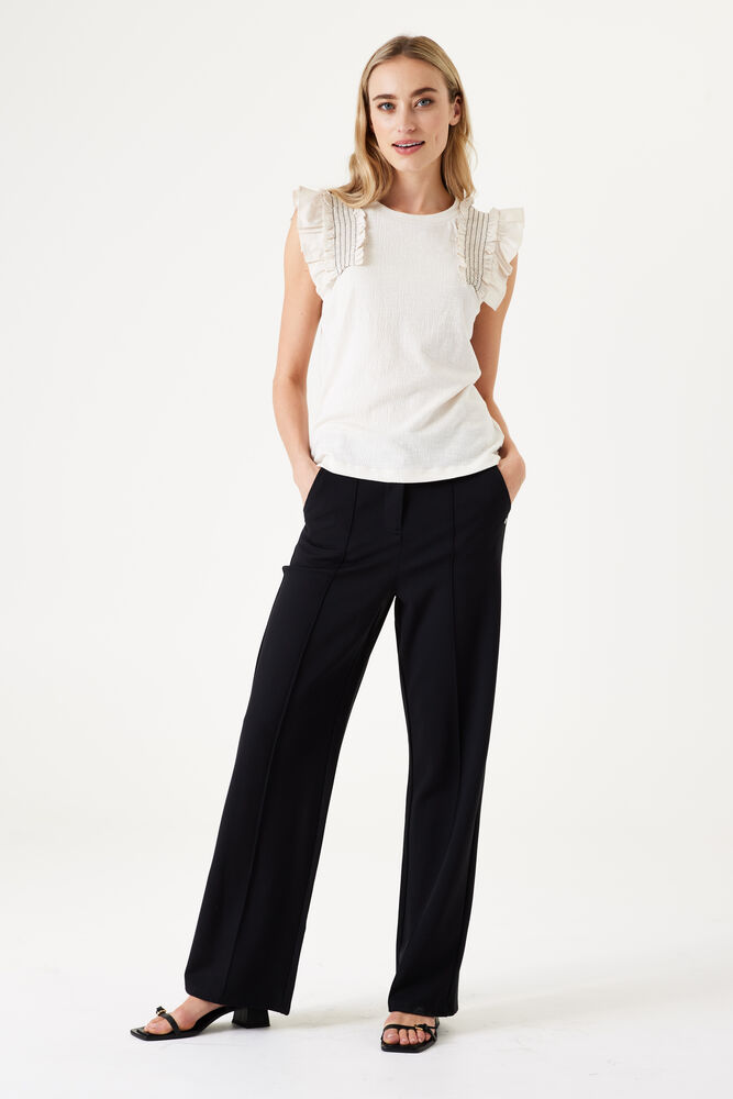 Pantalon recto mujer shop