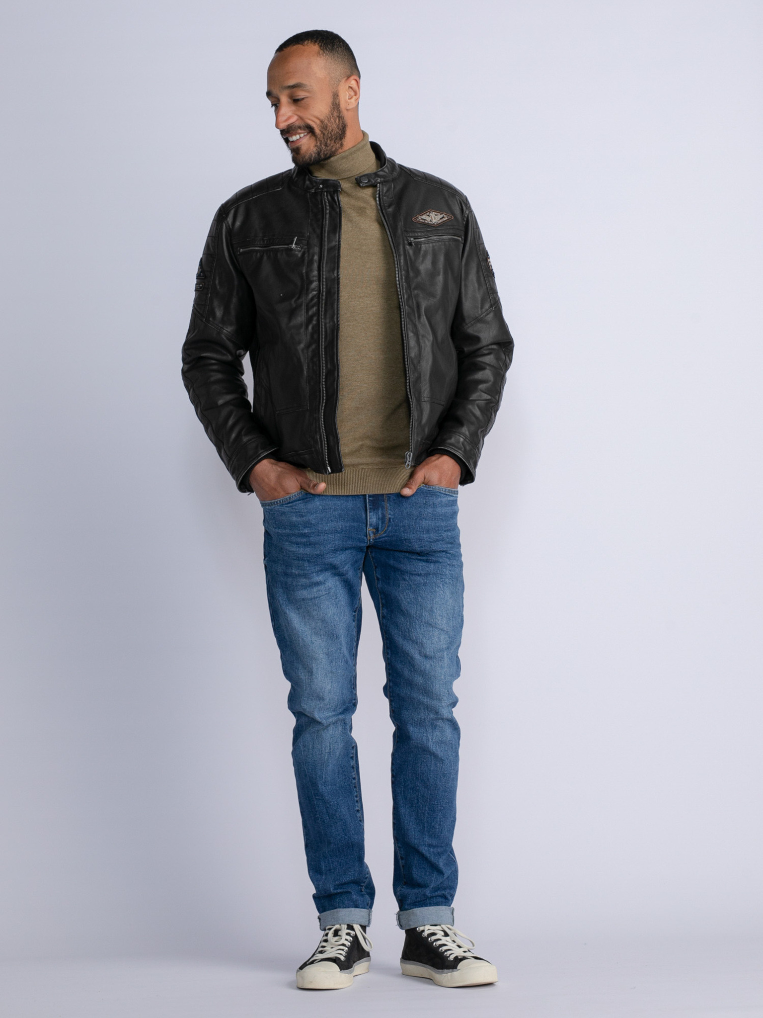 Cazadora cremalleras hombre on sale