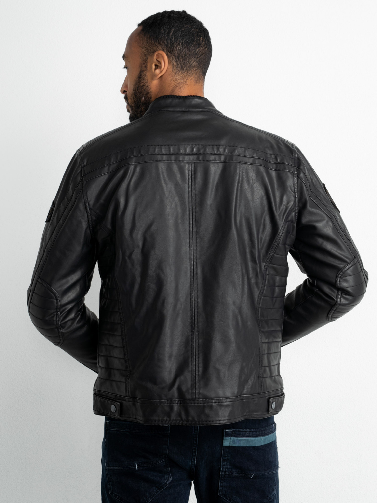 CAZADORA ESTILO BIKER HOMBRE PETROL Korner