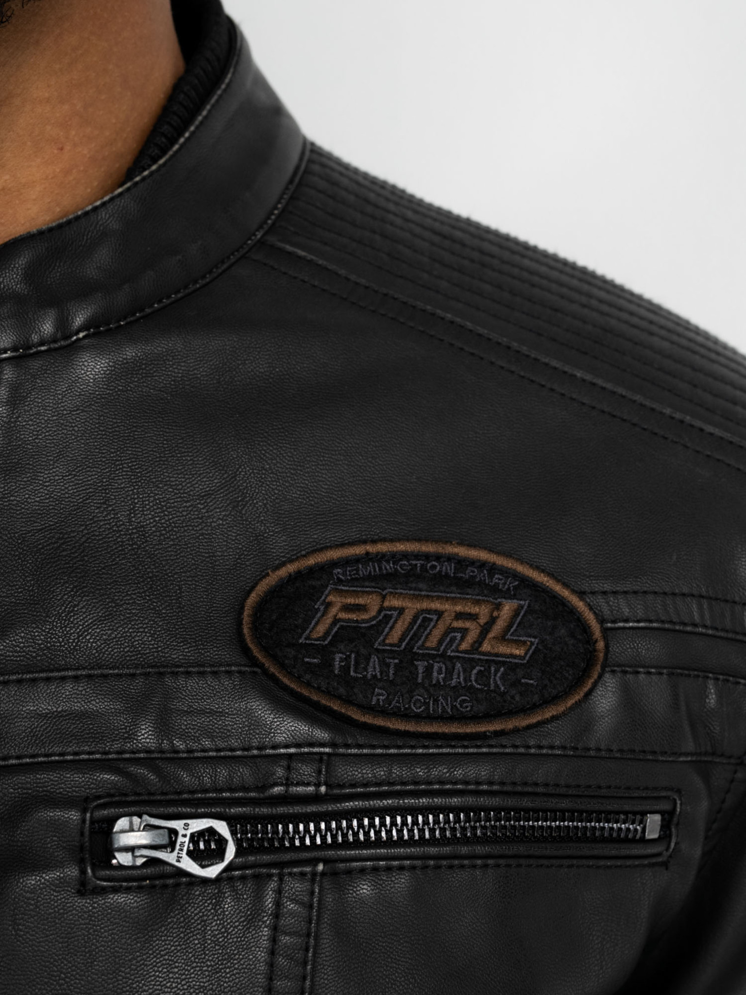 CAZADORA ESTILO BIKER HOMBRE PETROL Korner