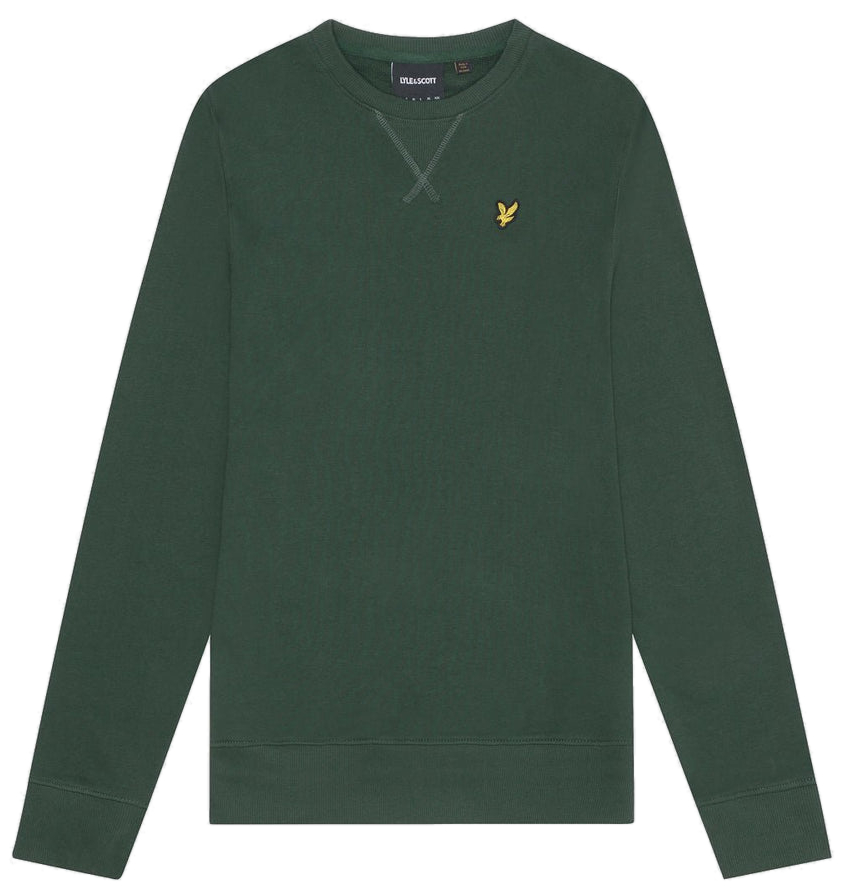 Sudadera Lyle & Scott Hombre | Color Navy, Logo Bordado | 100% Algodón, Corte Cómodo