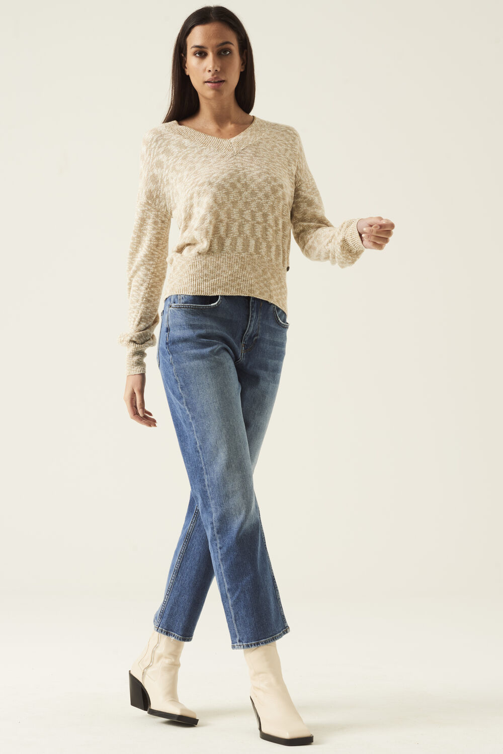 Pantalon jersey mujer hotsell
