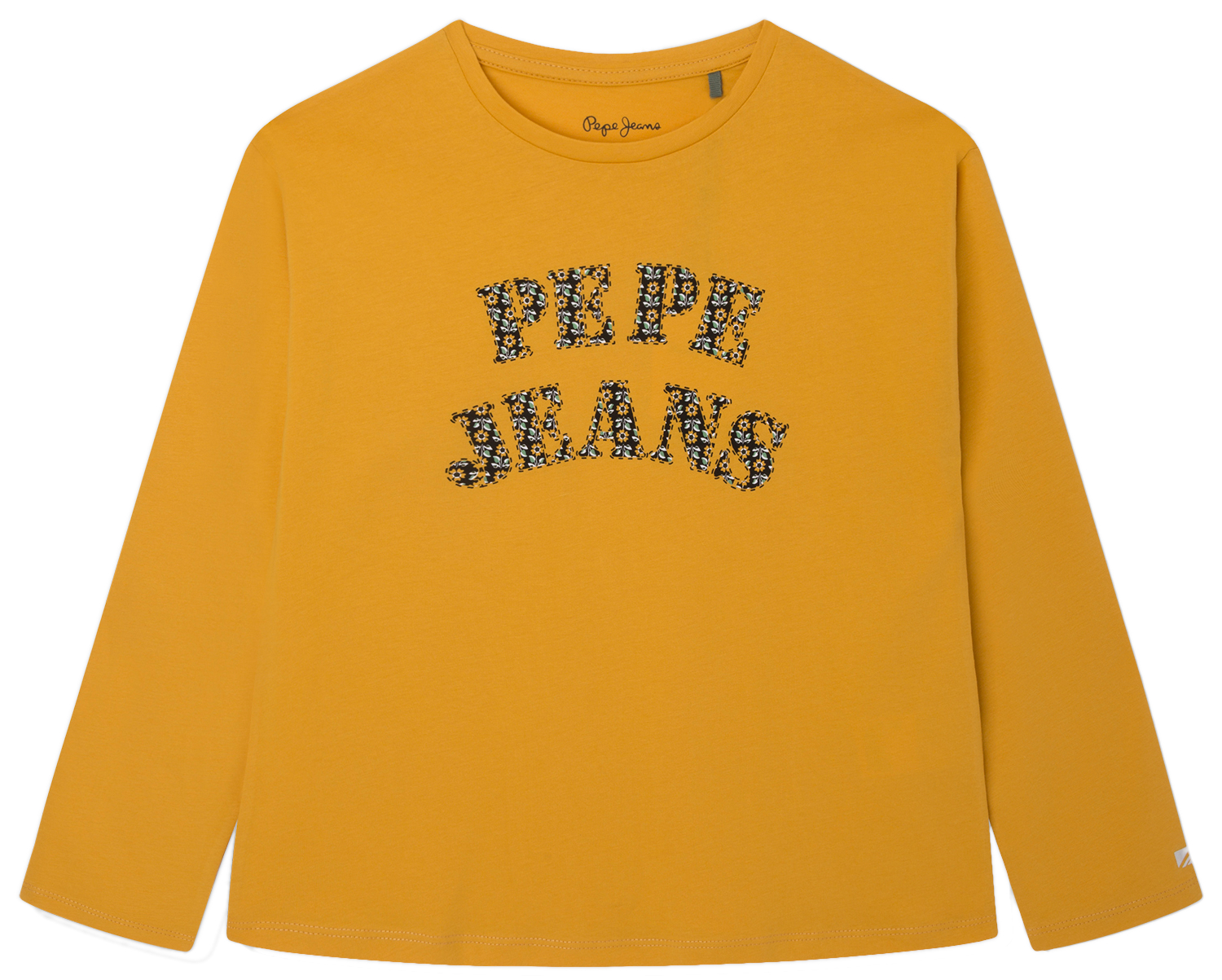 T-shirt Pepe Jeans Barbarelle Manches Longues - 100% Coton Durable BCI - Motif Floral - Fille