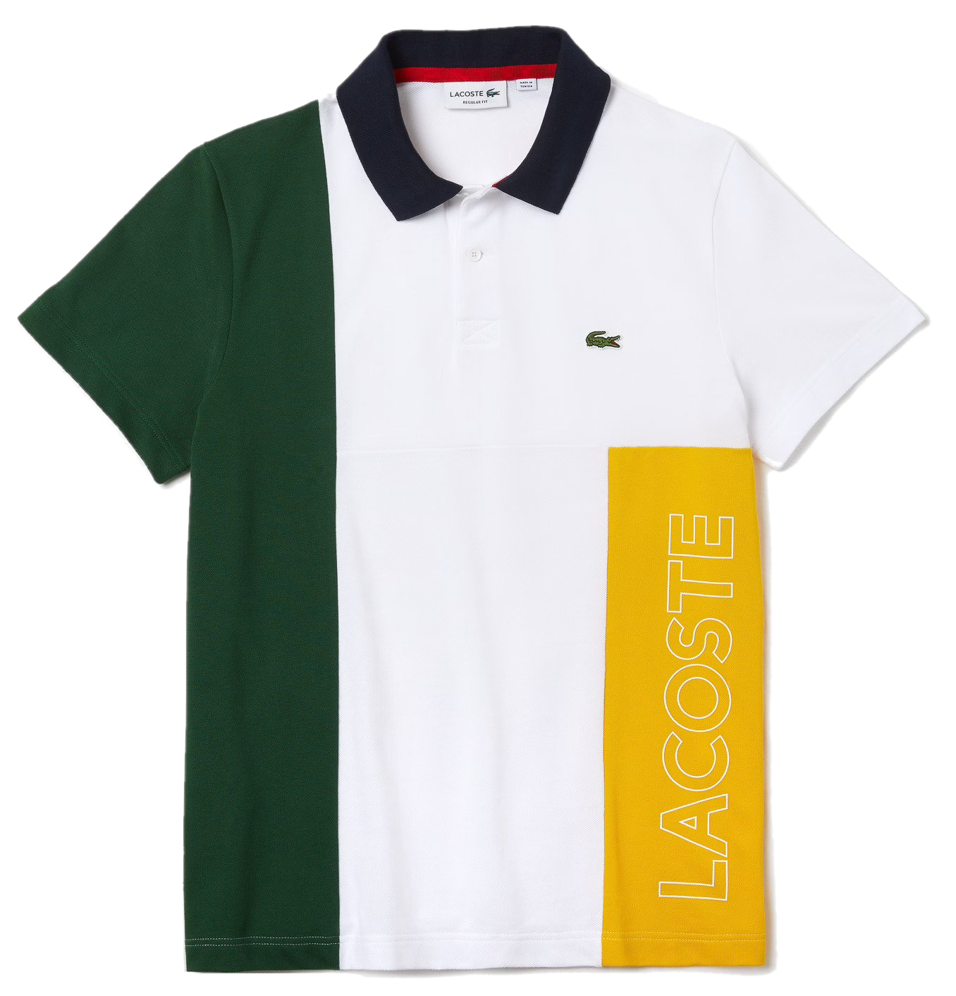 Maquinilla de afeitar personal exposición POLO EN ALGODÓN STRETCH CON DISEÑO COLOR BLOCK HOMBRE LACOSTE