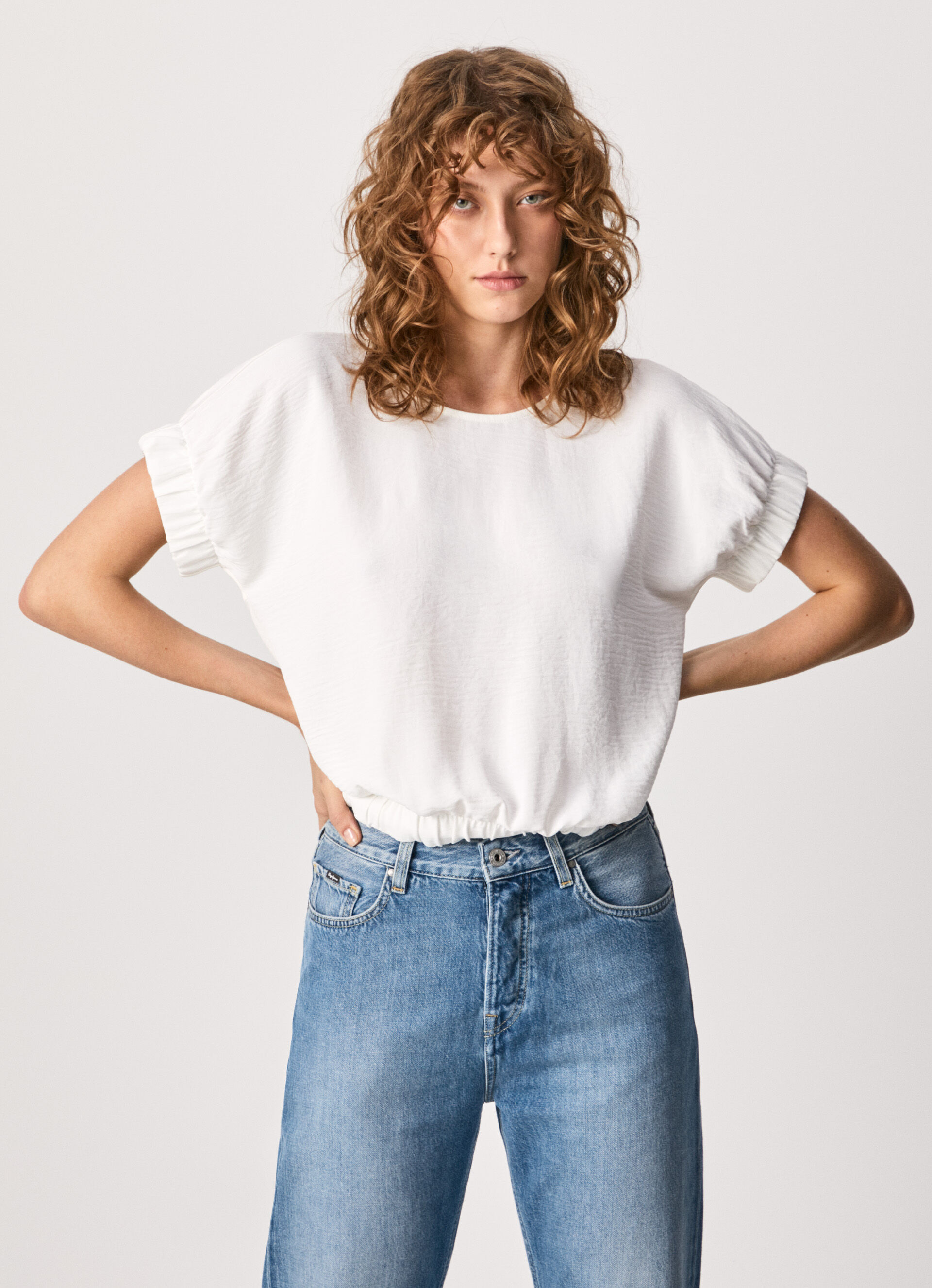 TOP CON CINTURA ELÁSTICA MUJER PEPE JEANS MARGOT - Korner