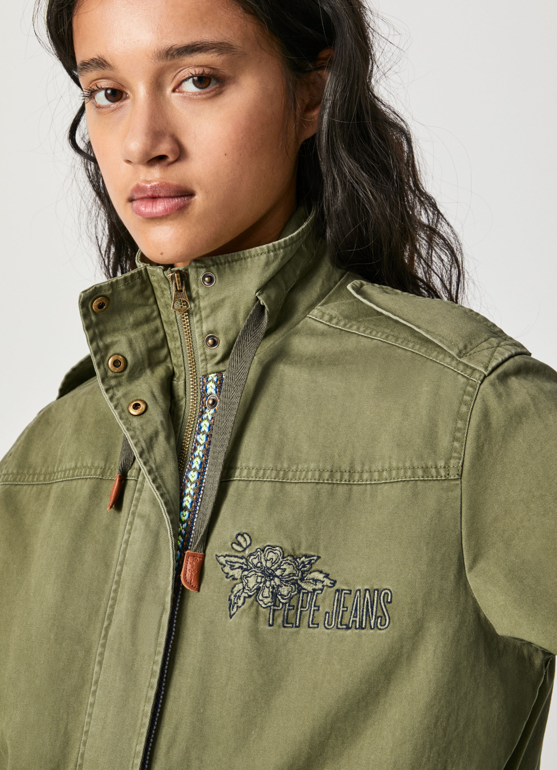 CHAQUETA MILITAR MUJER PEPE JEANS FILIPA - Korner