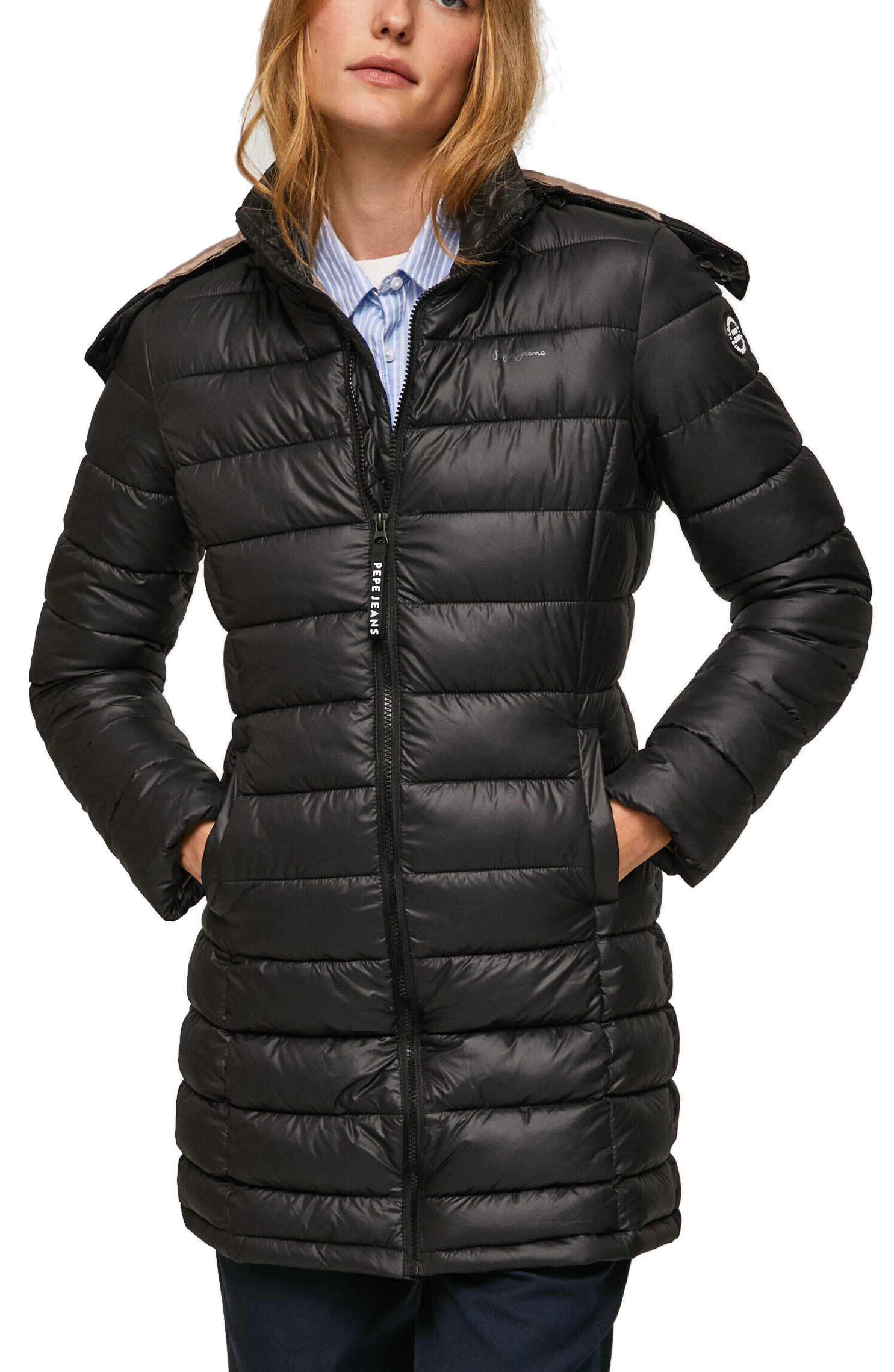 ABRIGO LARGO ACOLCHADO MUJER PEPE JEANS AGNES