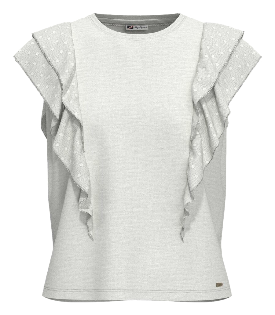 Camiseta Pepe Jeans Bairon - Manga Corta, Algodón 100%, Estampado De Letras, Color Amarillo