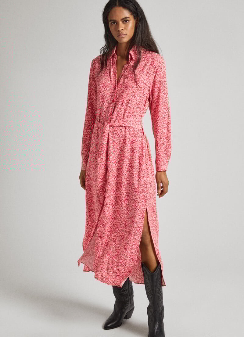 VESTIDO LARGO ESTAMPADO FLORAL MUJER PEPE JEANS Korner
