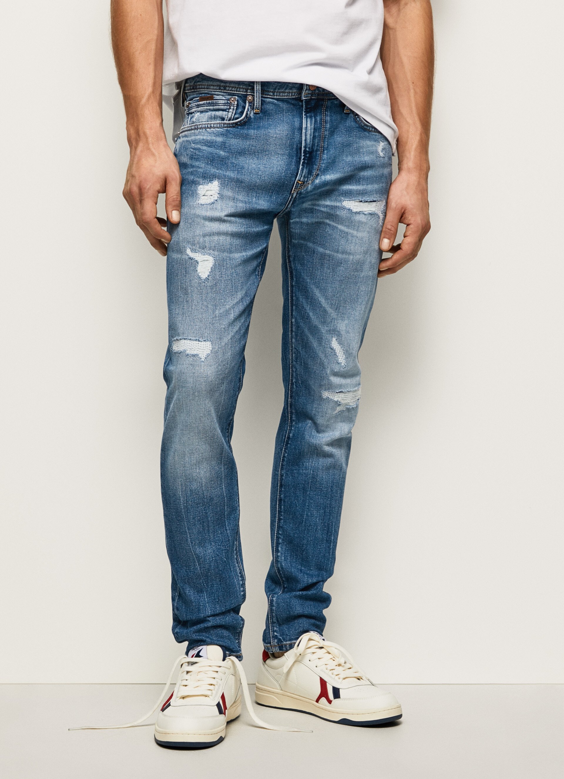 VAQUERO FIT REGULAR ROTOS HOMBRE PEPE JEANS STANLEY STARDUST