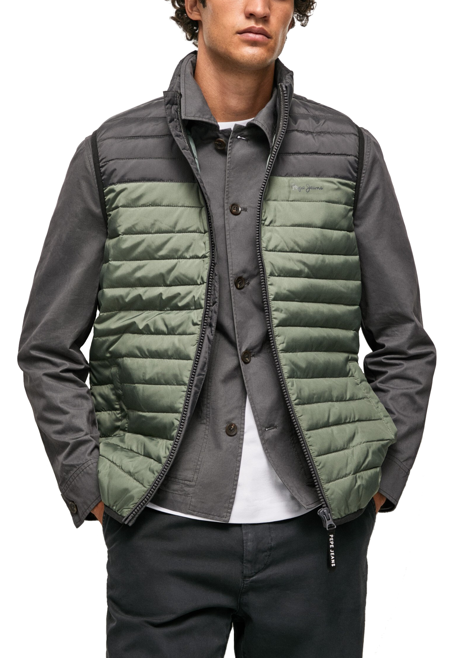 CHALECO ACOLCHADO COLORBLOCK JEANS CONNEL GILLET