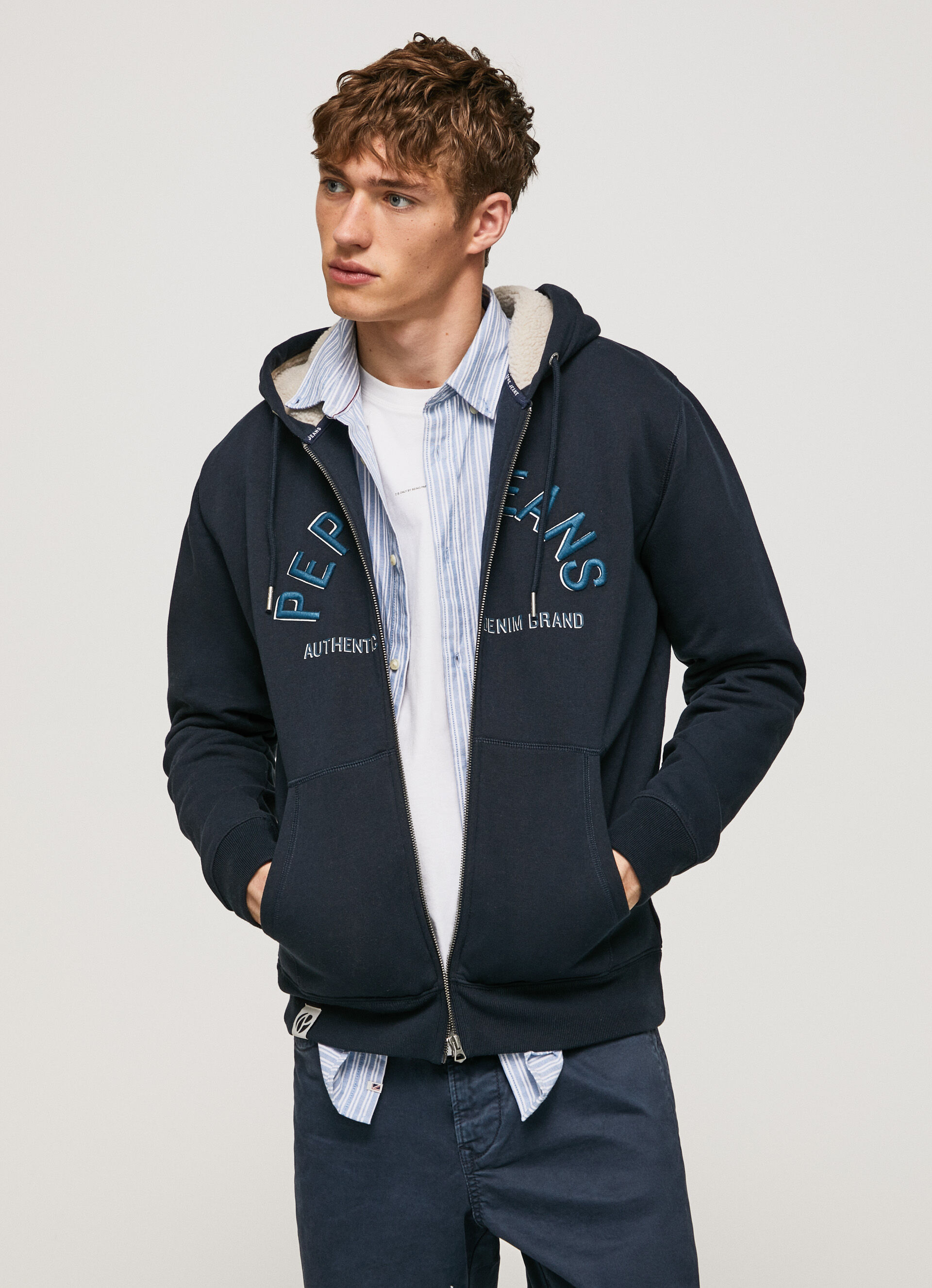 SUDADERA CON CREMALLERA HOMBRE PEPE JEANS PACE - Korner