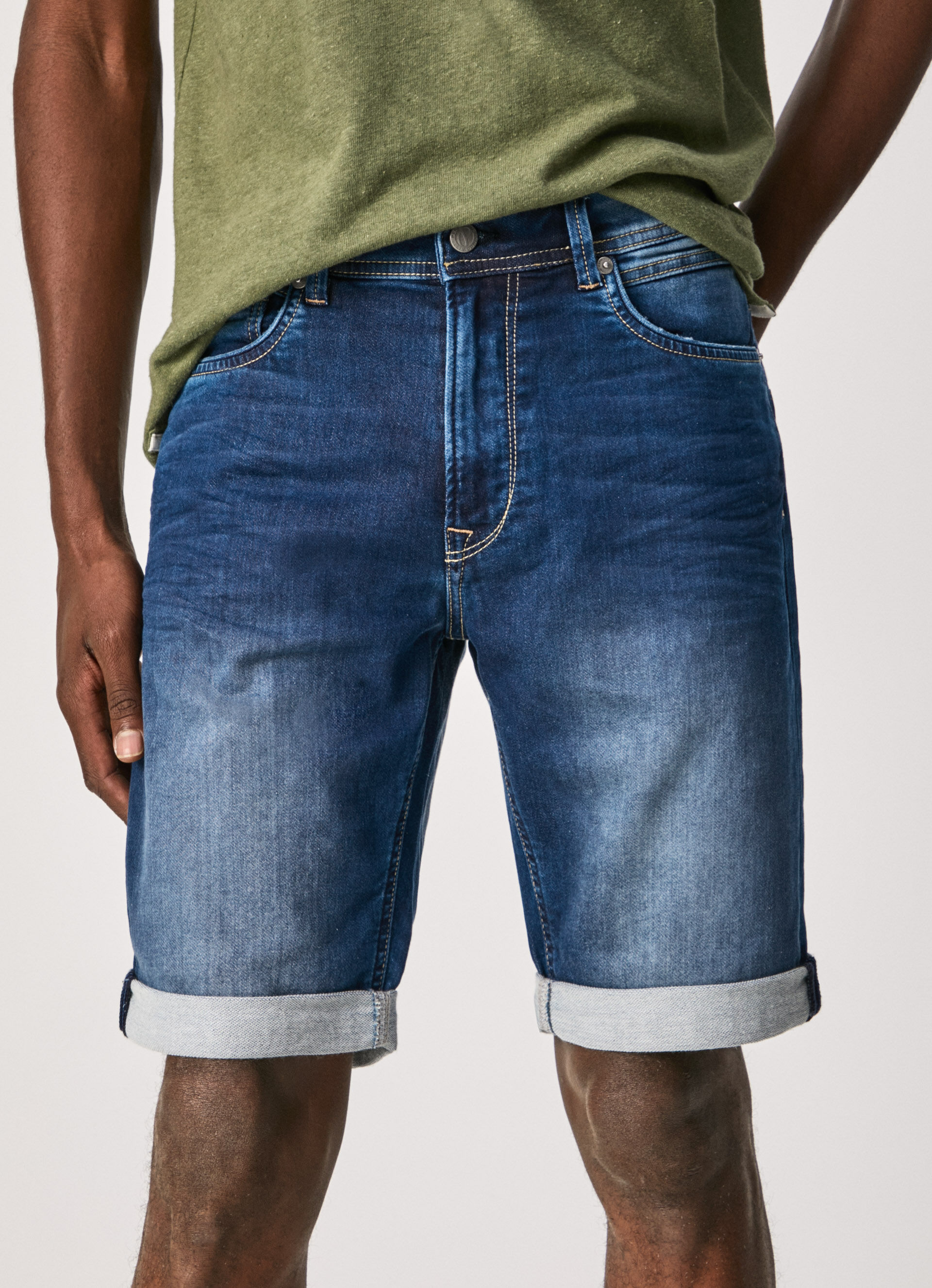 PANTALÓN CORTO HOMBRE PEPE JEANS JACK SHORT DARK