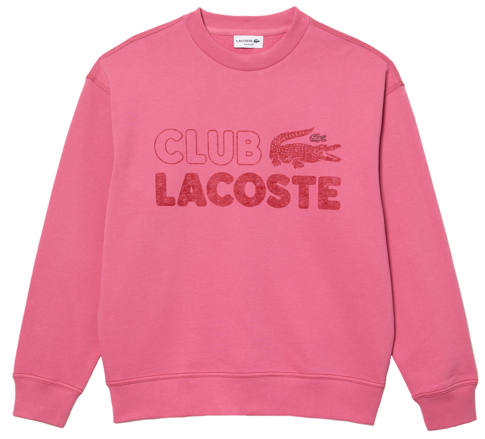 Sudadera Lacoste Rosa Hombre