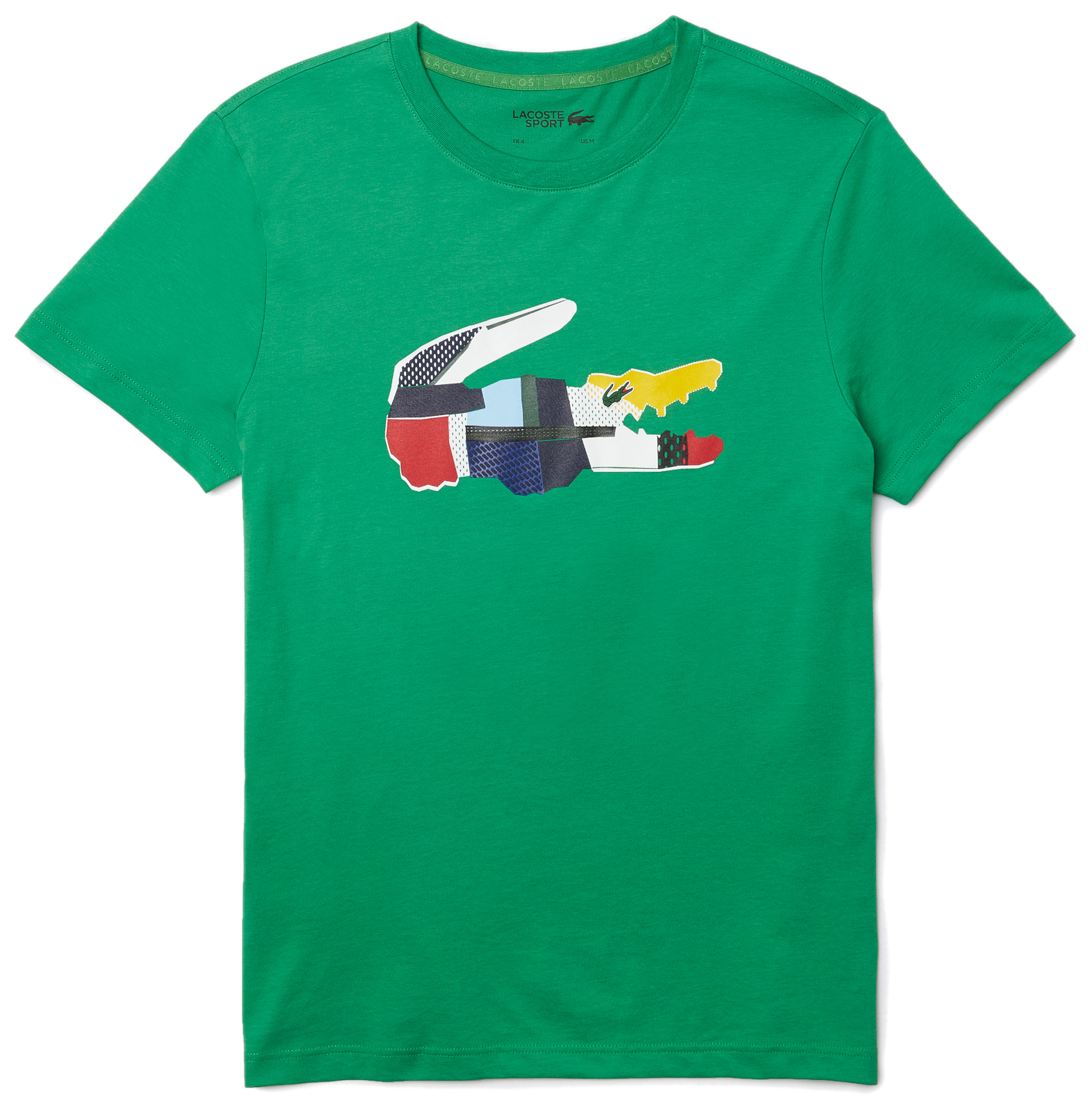 CAMISETA ESTAMPADO PATCHWORK LACOSTE SPORT - Korner