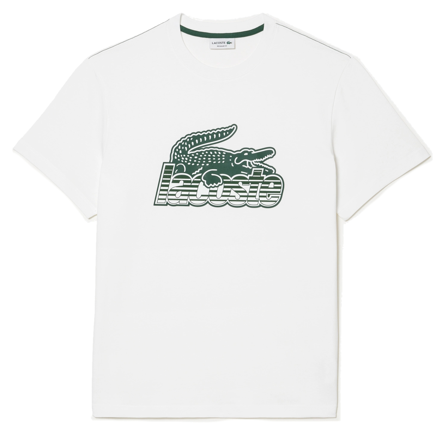 CAMISETA EN PUNTO DE ALGODÓN CON ESTAMPADO HOMBRE LACOSTE