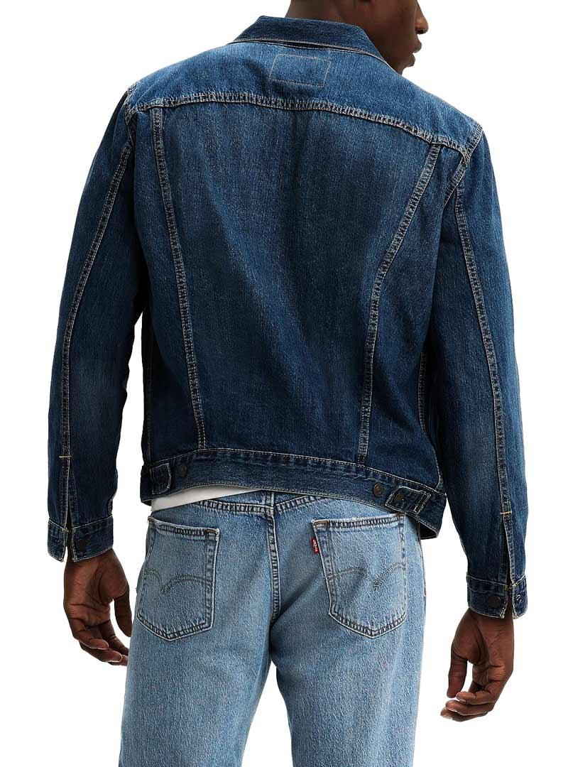 LEVIS 76% COTTON/24% LYOCELL THE TRUCKER JACKET MAYZE TRUCK