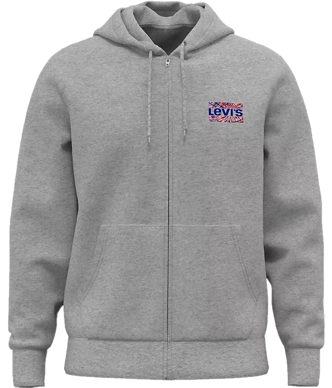 SUDADERA CON CAPUCHA Y CREMALLERA HOMBRE LEVI'S - Korner