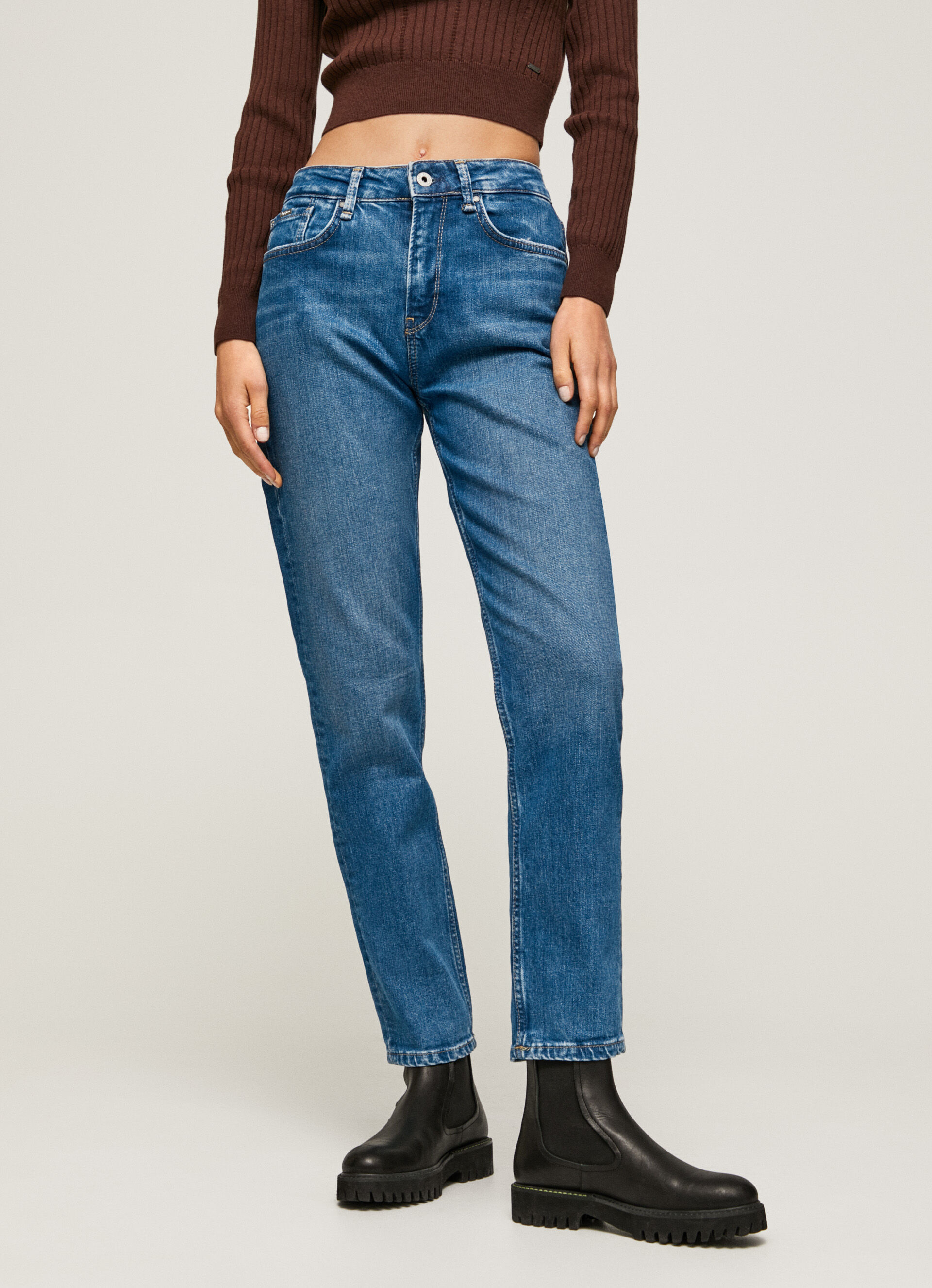 Pepe Jeans TRACK - Vaqueros rectos - denim/blue denim 